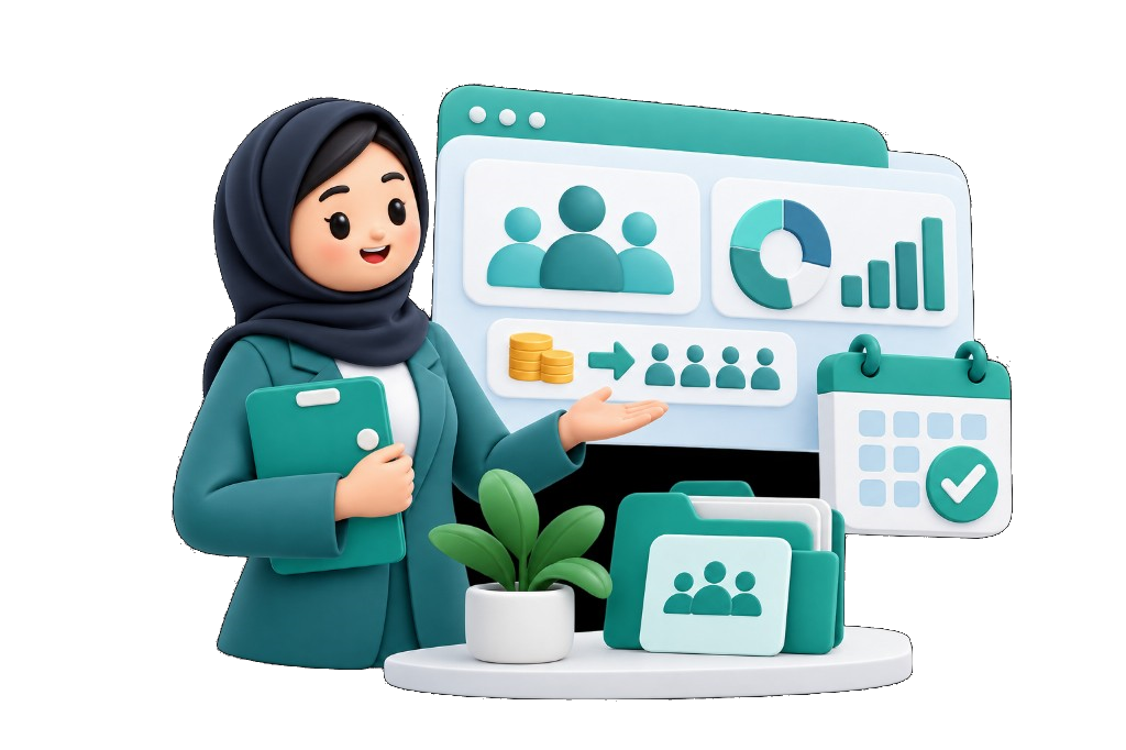 مدیر منابع انسانی با داشبورد رفاهی، بودجه و تقویم تسویه