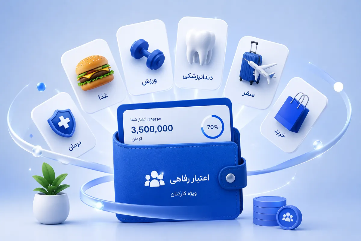 اعتبار رفاهی کارکنان و استفاده از موجودی برای خدمات و مزایای سازمانی