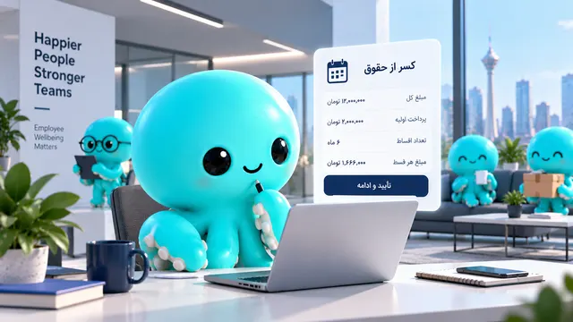 کسر از حقوق کارکنان برای خرید اقساطی و خدمات رفاهی در اکتوورلد استفینو