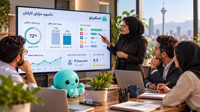 داشبورد شاخص های رفاهی کارکنان برای ارزیابی اثربخشی مزایا